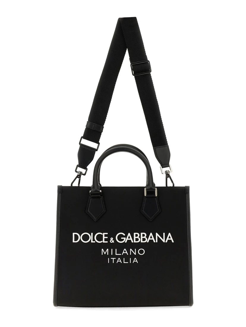 SHOPPING BAG WITH LOGO