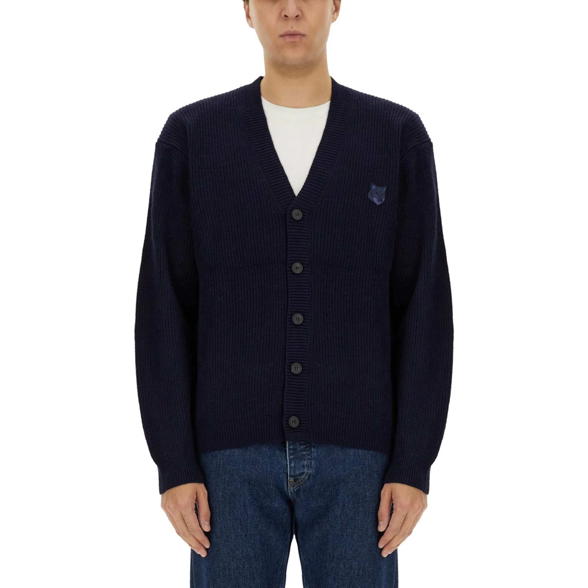 RIBBED CARDIGAN