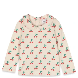 baby cherry all over collar t-shirt
