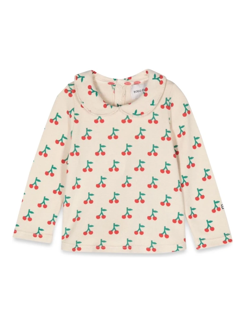 baby cherry all over collar t-shirt