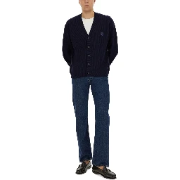 RIBBED CARDIGAN