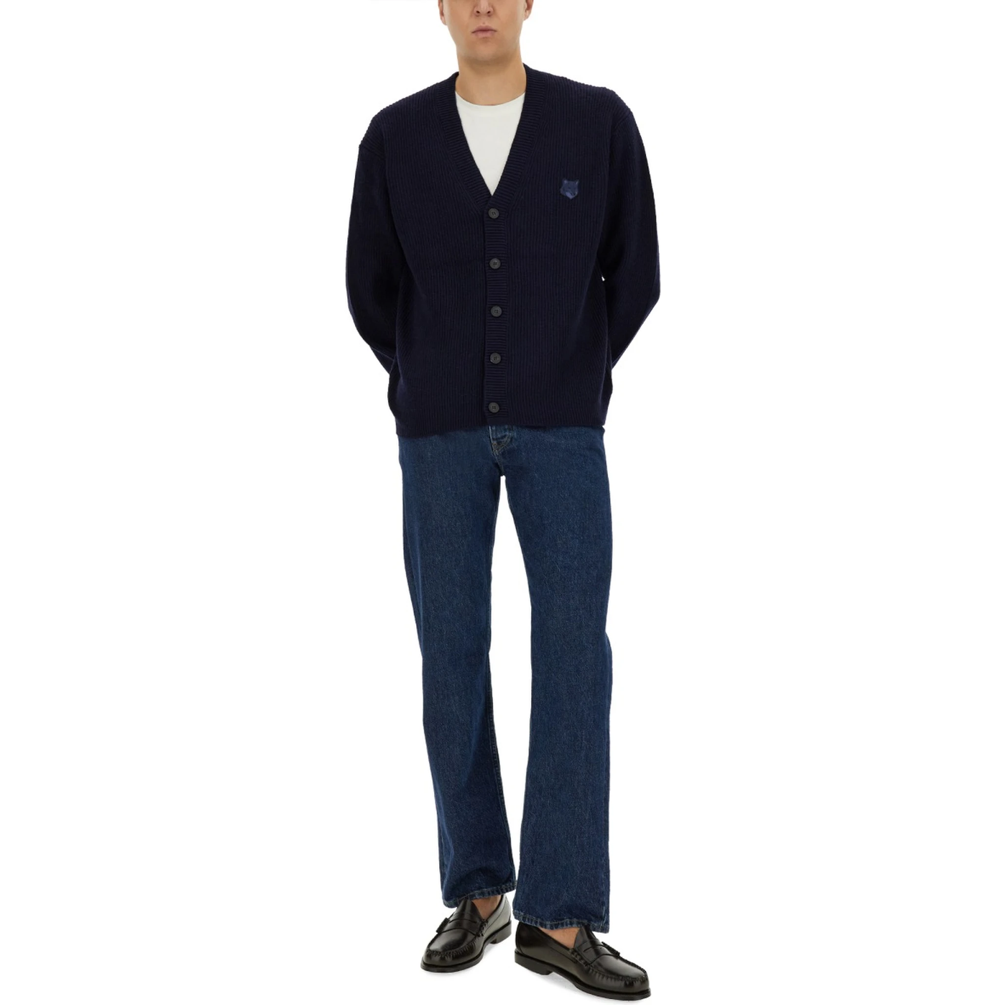 RIBBED CARDIGAN