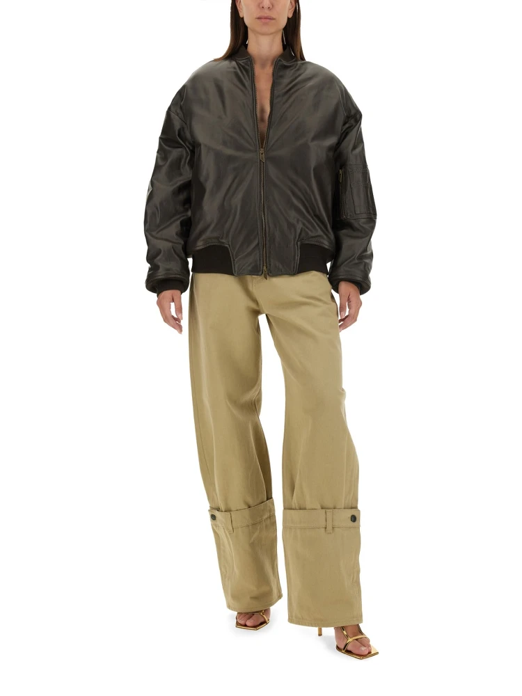 LEATHER BOMBER JACKET alternative