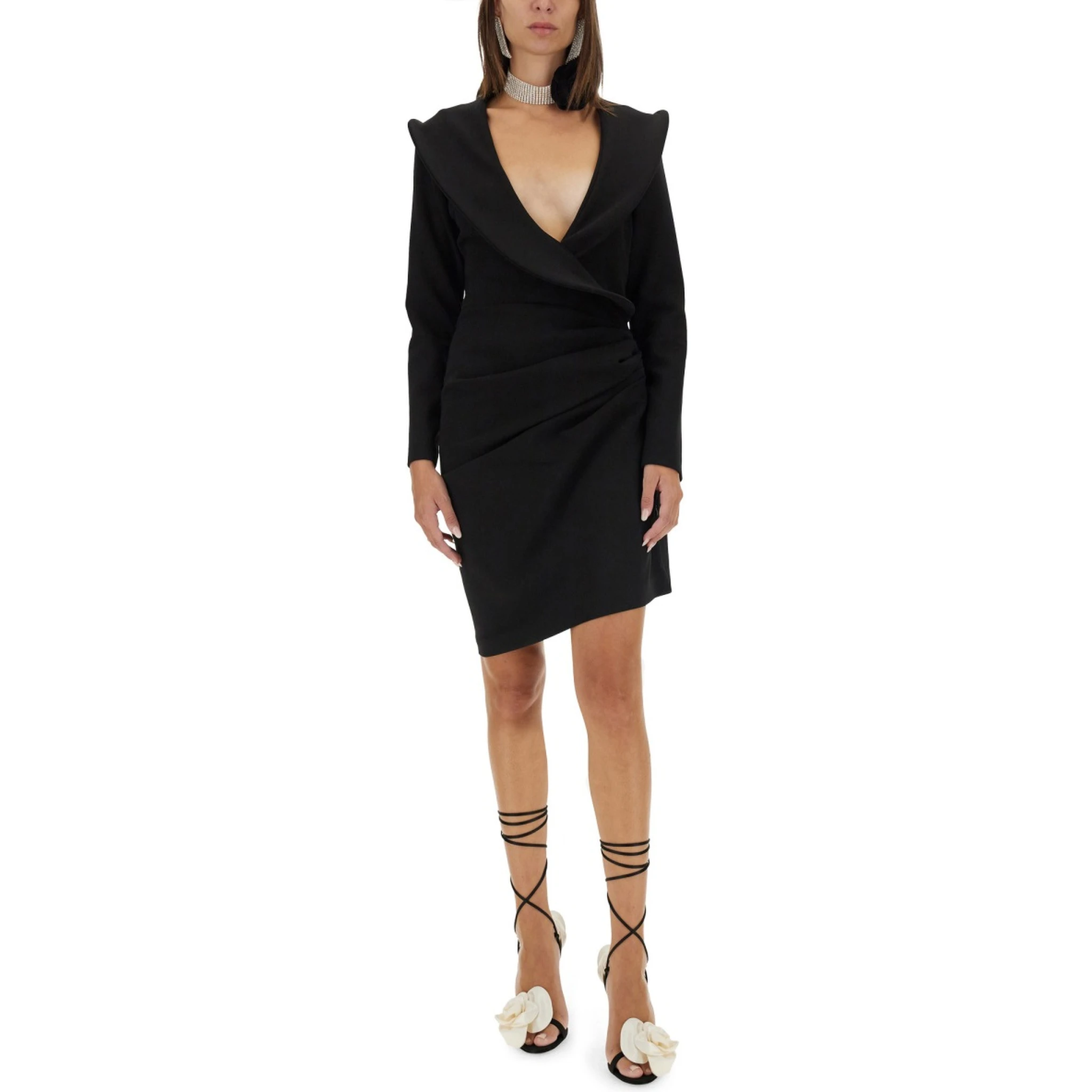SCULPTURAL MINI DRESS