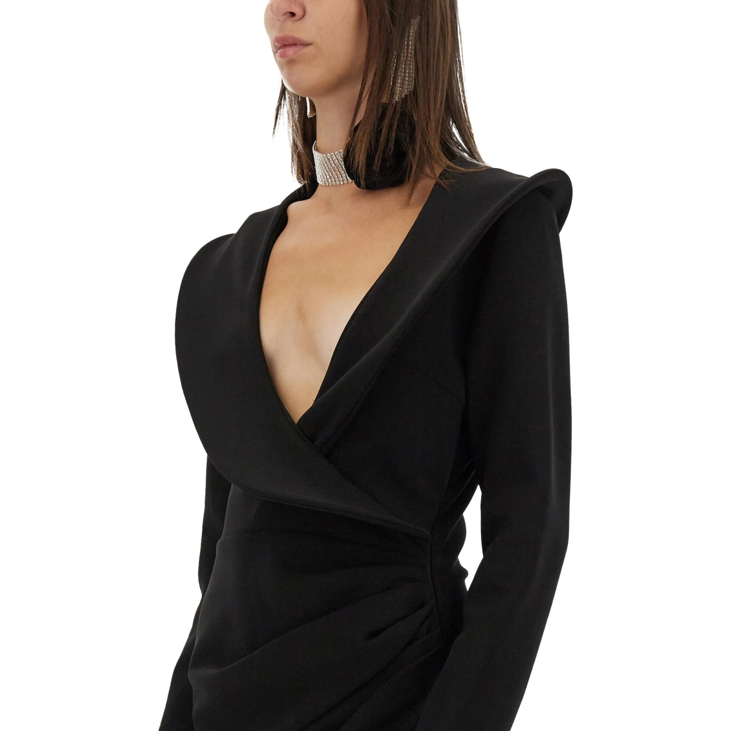 SCULPTURAL MINI DRESS