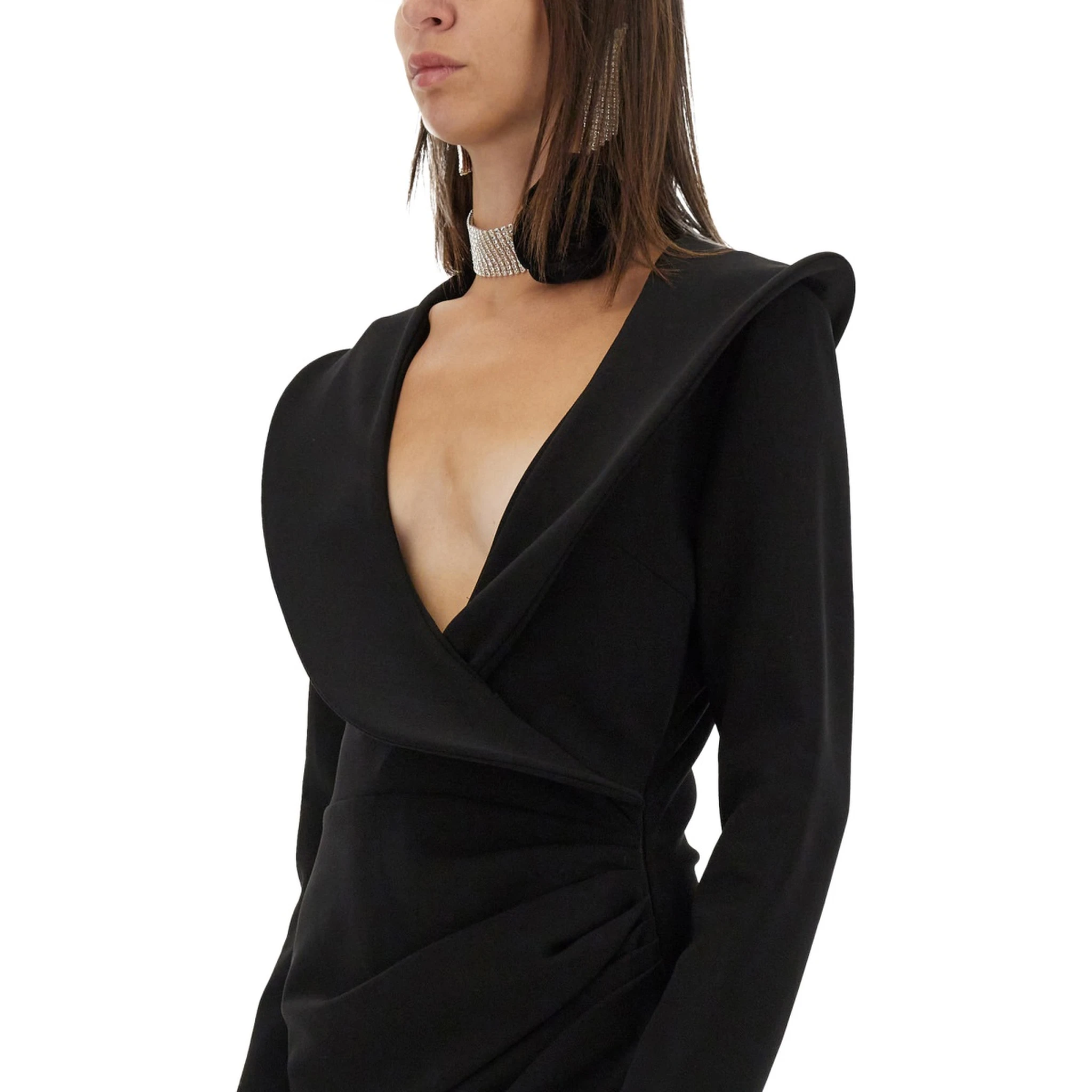 SCULPTURAL MINI DRESS
