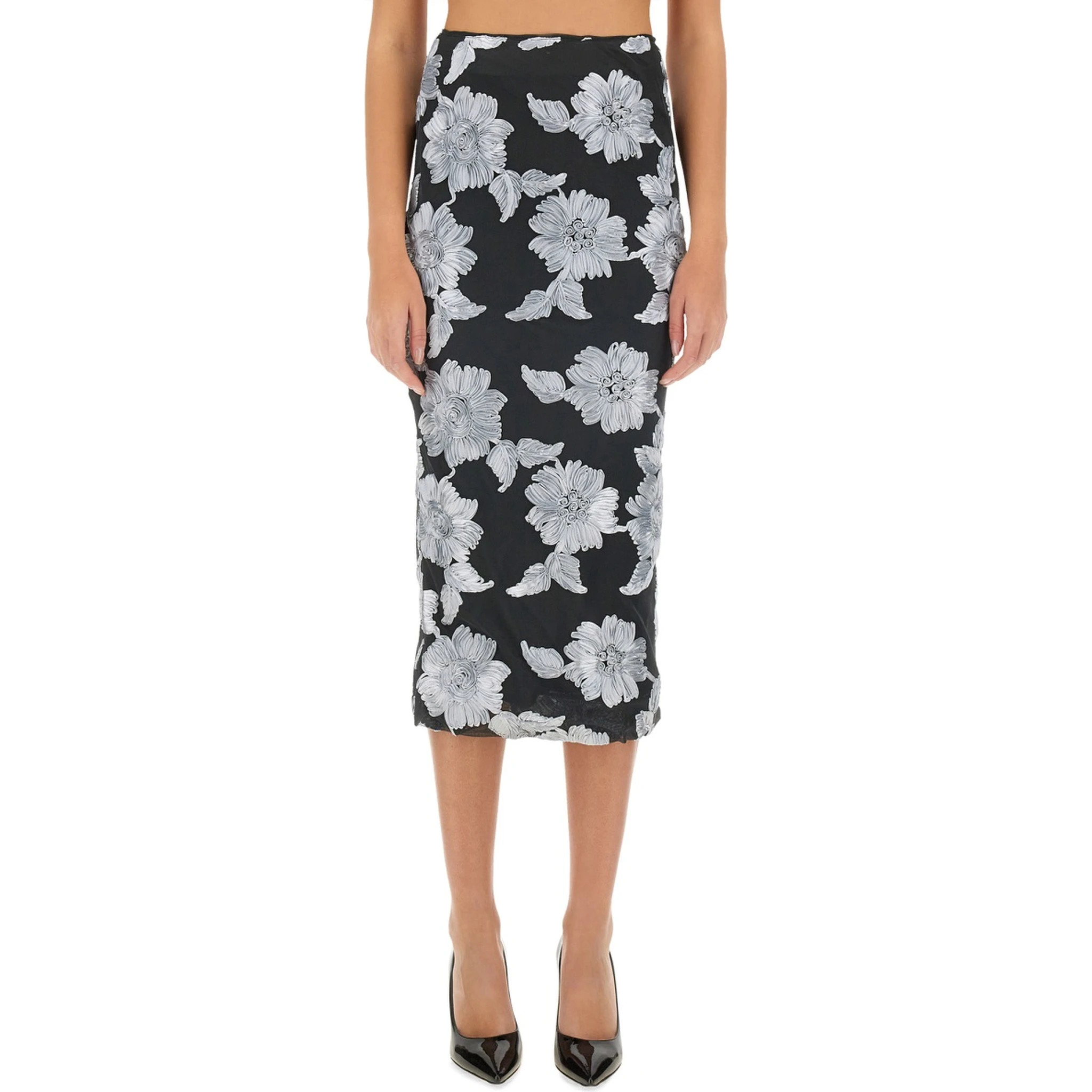 FLORAL PENCIL SKIRT