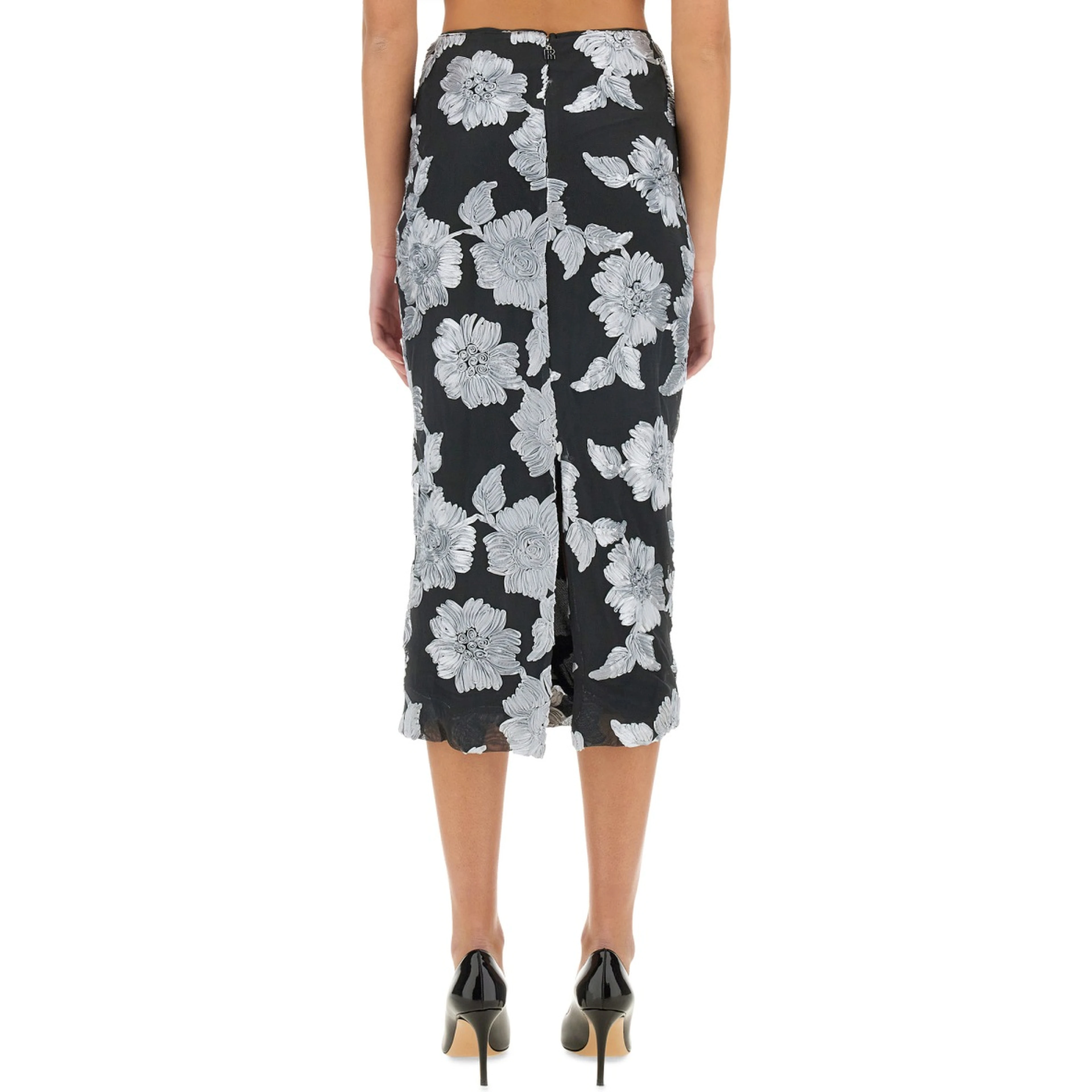 FLORAL PENCIL SKIRT