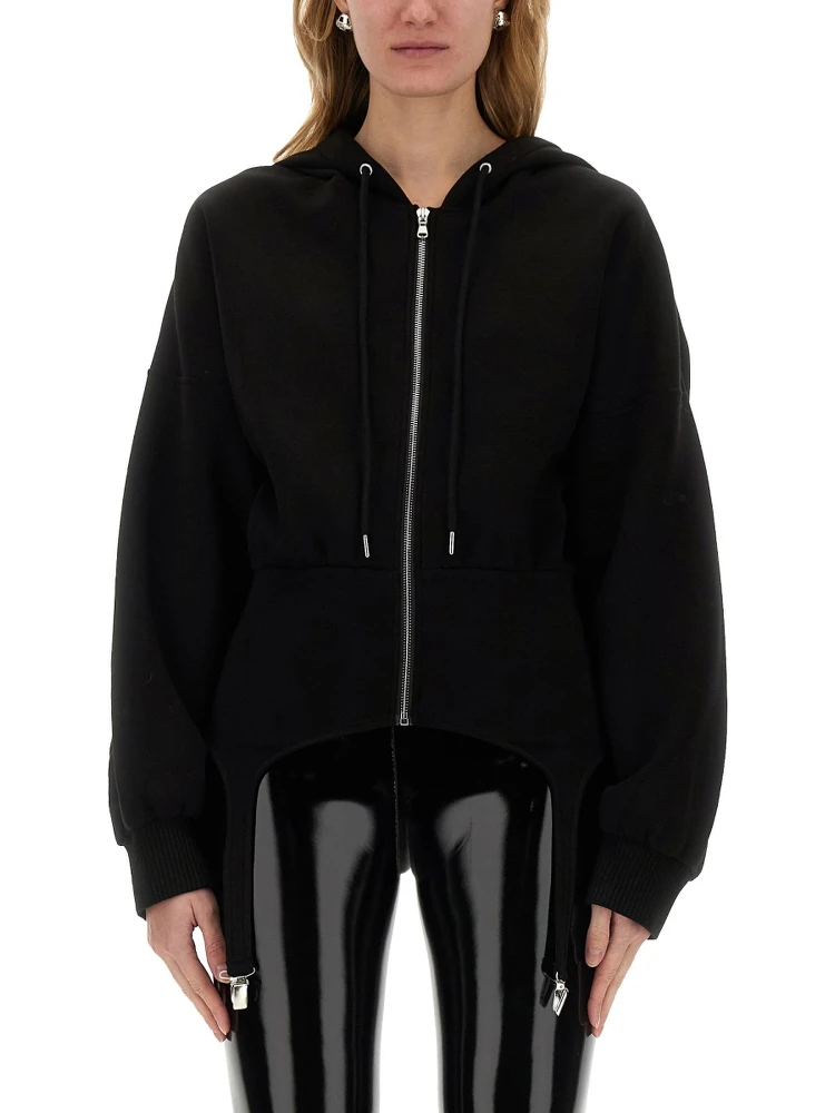 SWEATSHIRT WITH SUSPENDERS