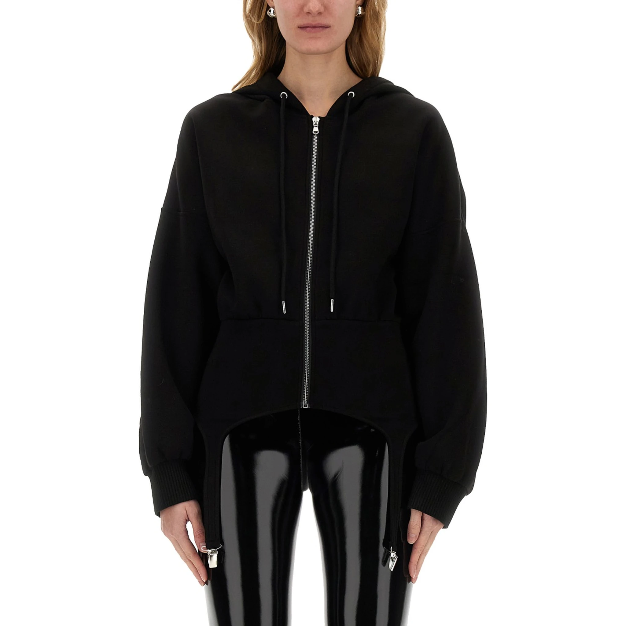 SWEATSHIRT WITH SUSPENDERS