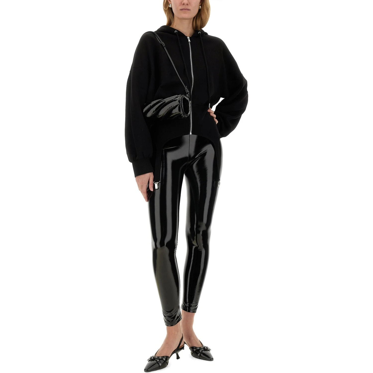 SWEATSHIRT WITH SUSPENDERS