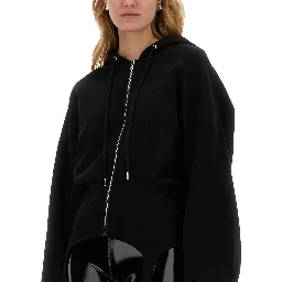 SWEATSHIRT WITH SUSPENDERS