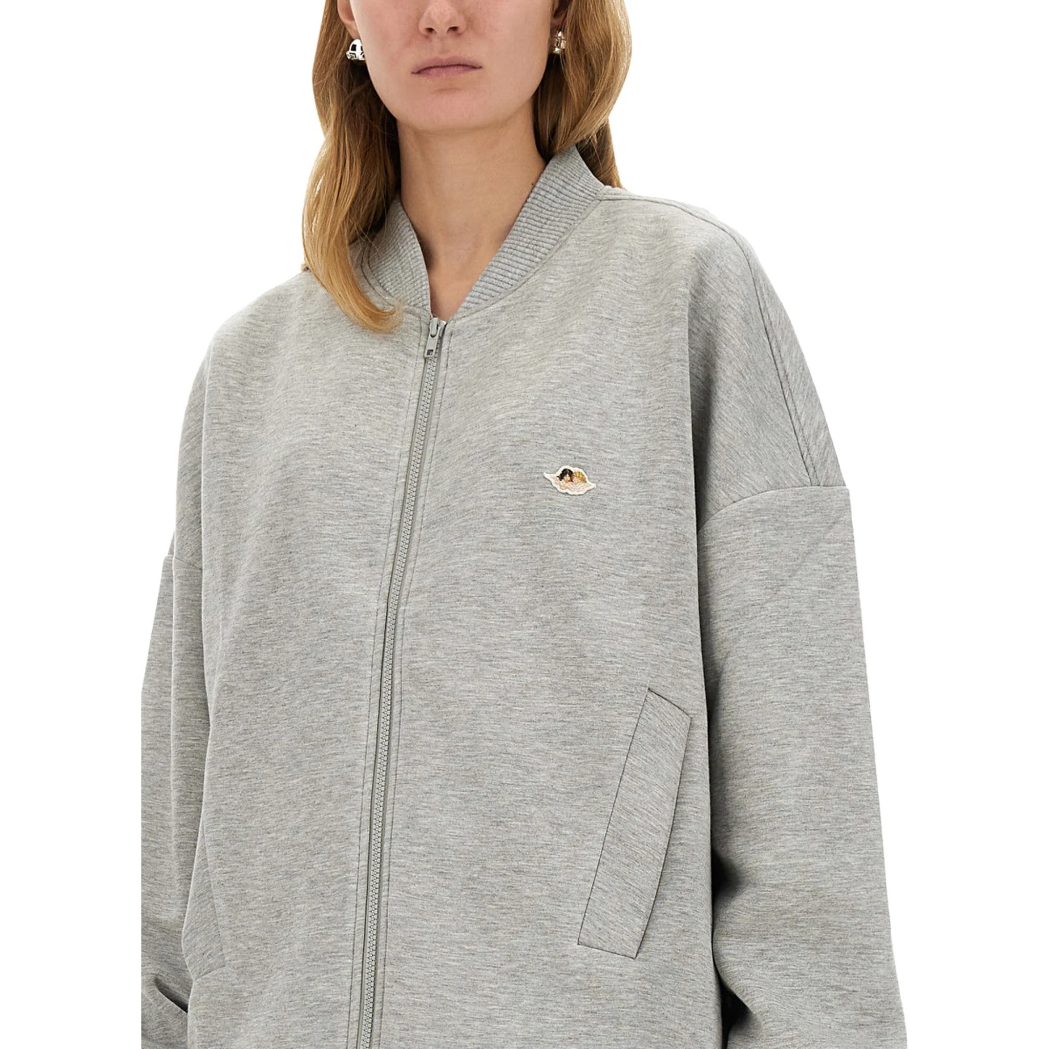 ZIPPERED SWEATSHIRT "ANGEL"