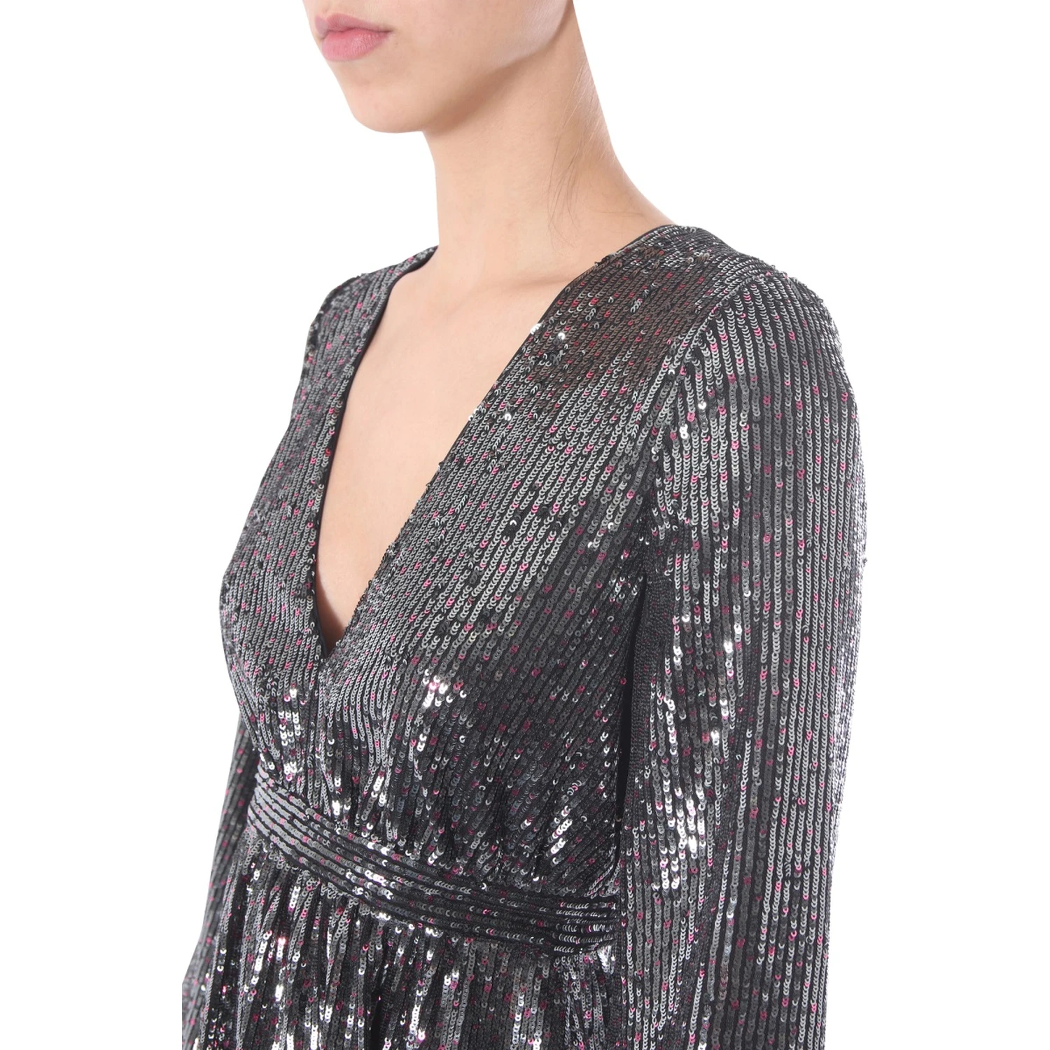 V-NECK DRESS