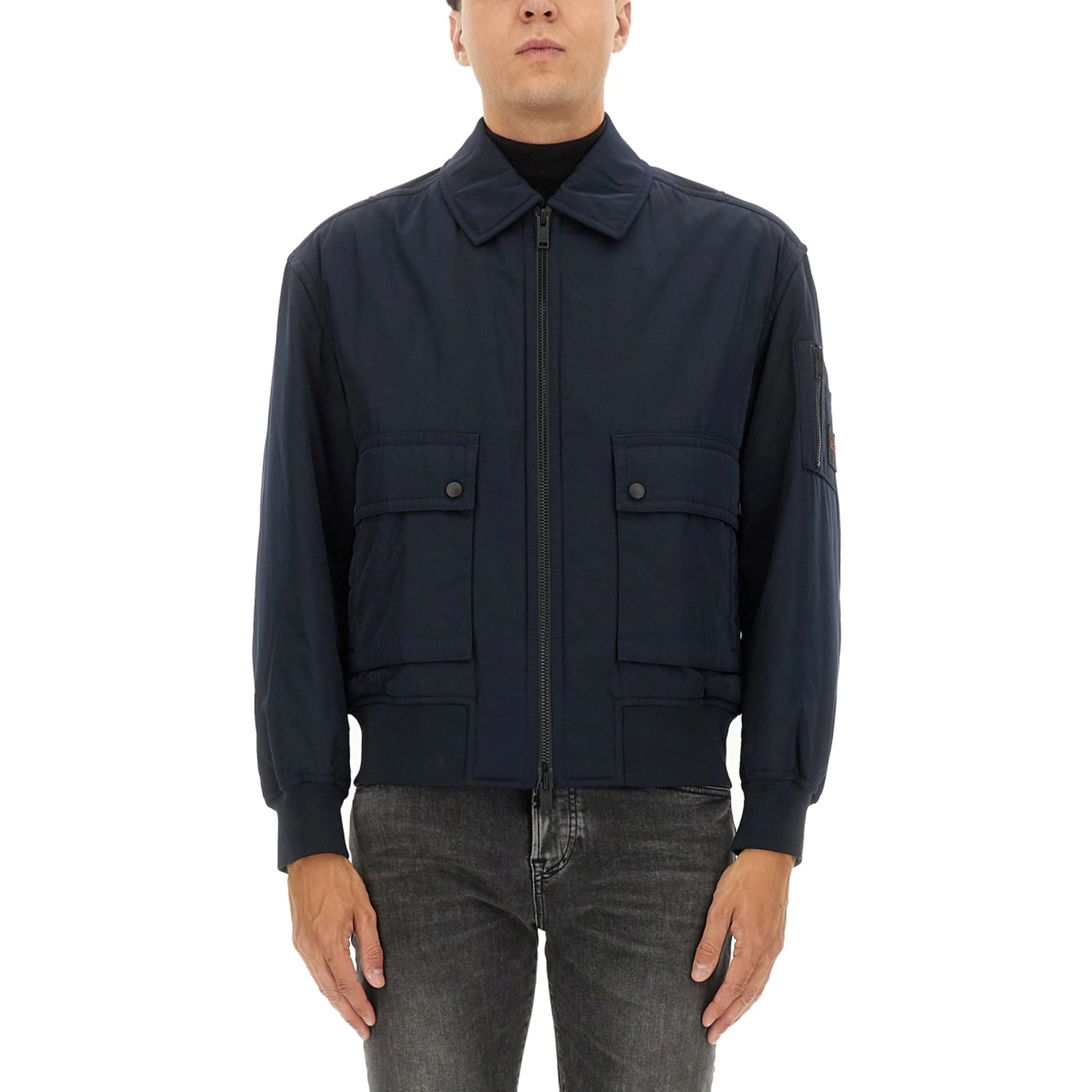 BOMBER JACKET WITH REMOVABLE LINING