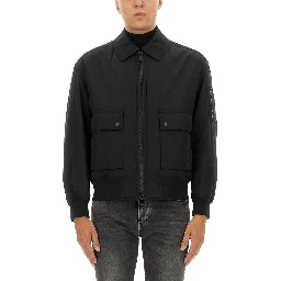 BOMBER JACKET WITH REMOVABLE LINING