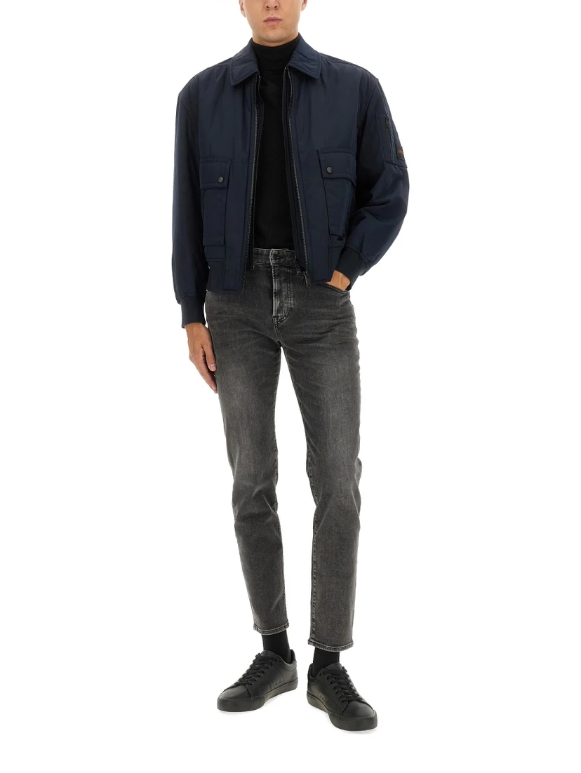 BOMBER JACKET WITH REMOVABLE LINING
