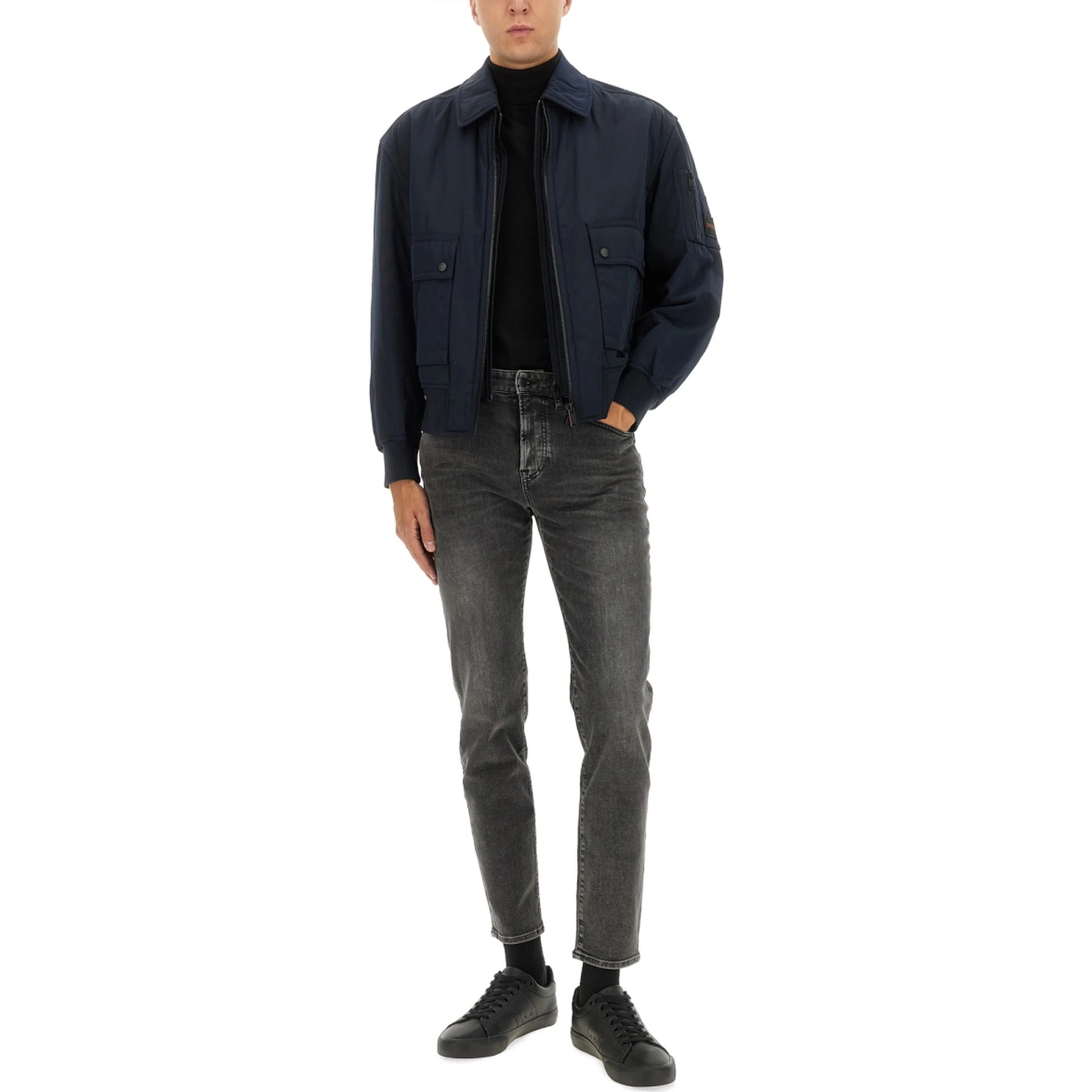 BOMBER JACKET WITH REMOVABLE LINING