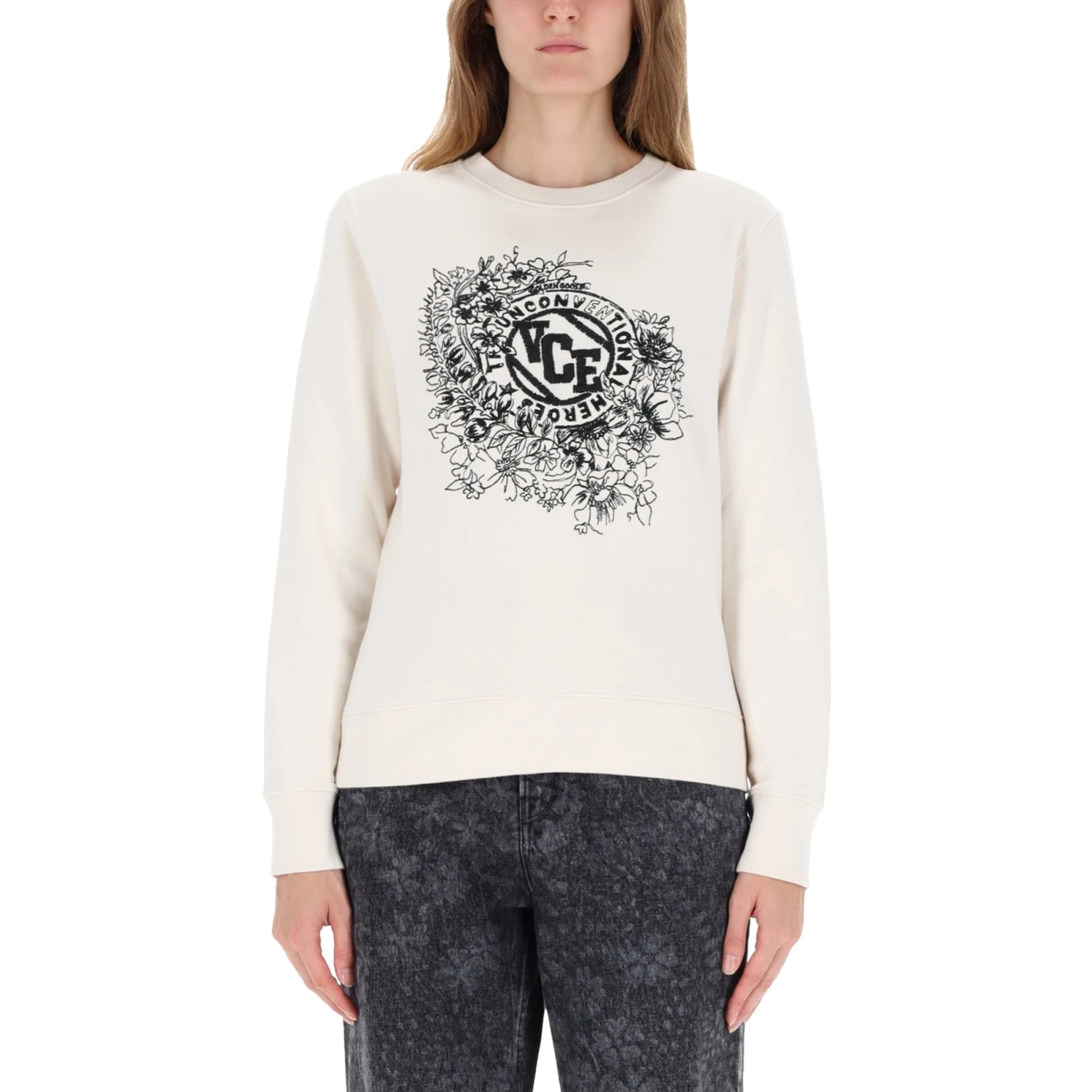 SWEATSHIRT WITH EMBROIDERY