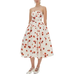 MIDI DRESS WITH FLORAL PRINT
