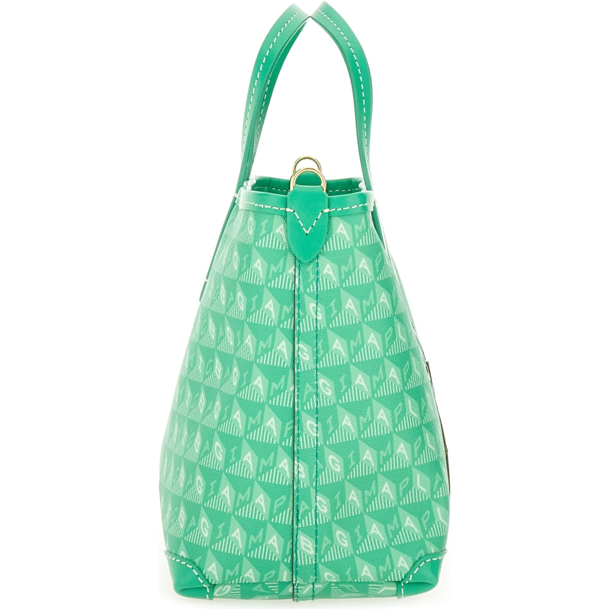 XS TOTE BAG WITH "I AM A PLASTIC BAG" PATTERN