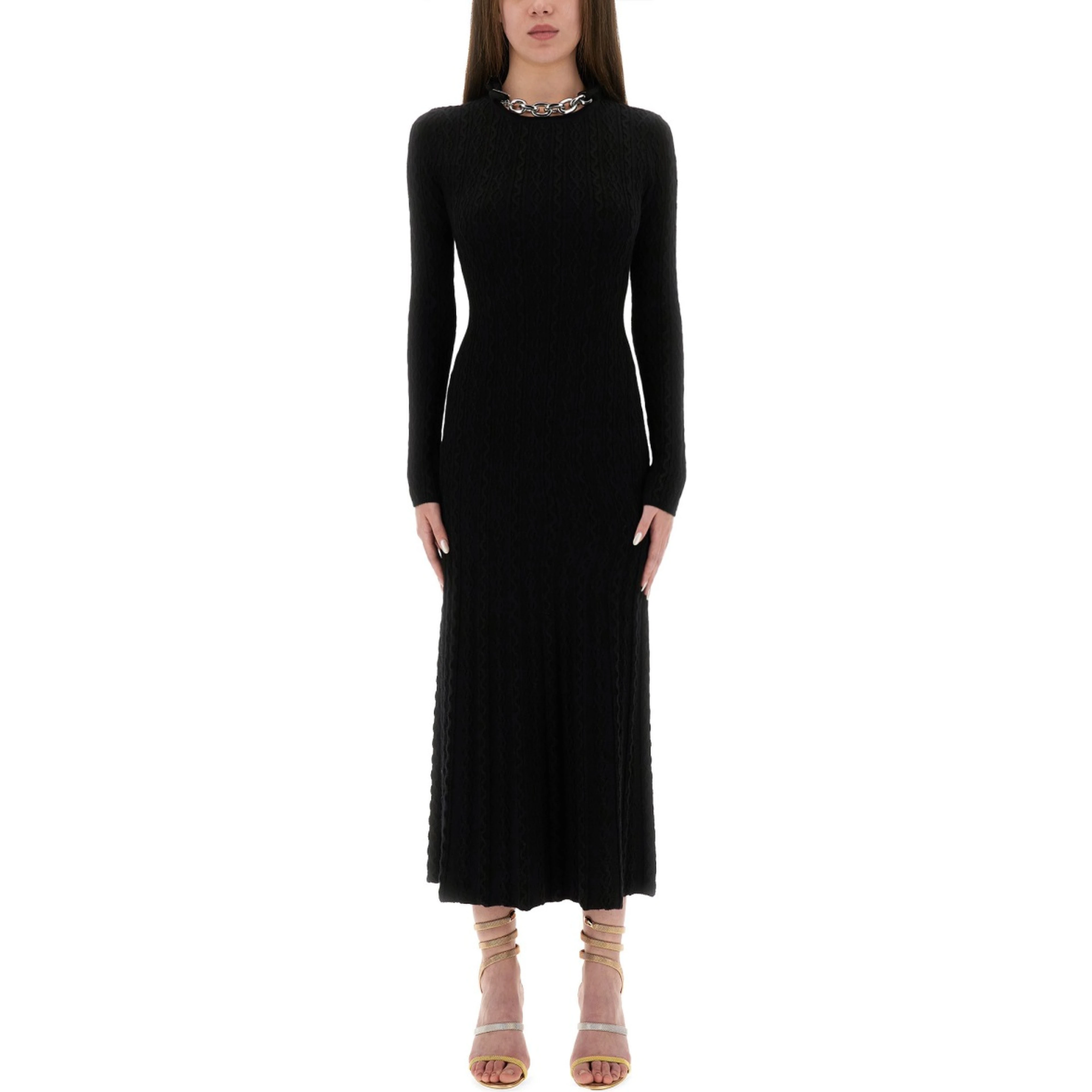 LONG WOOL DRESS