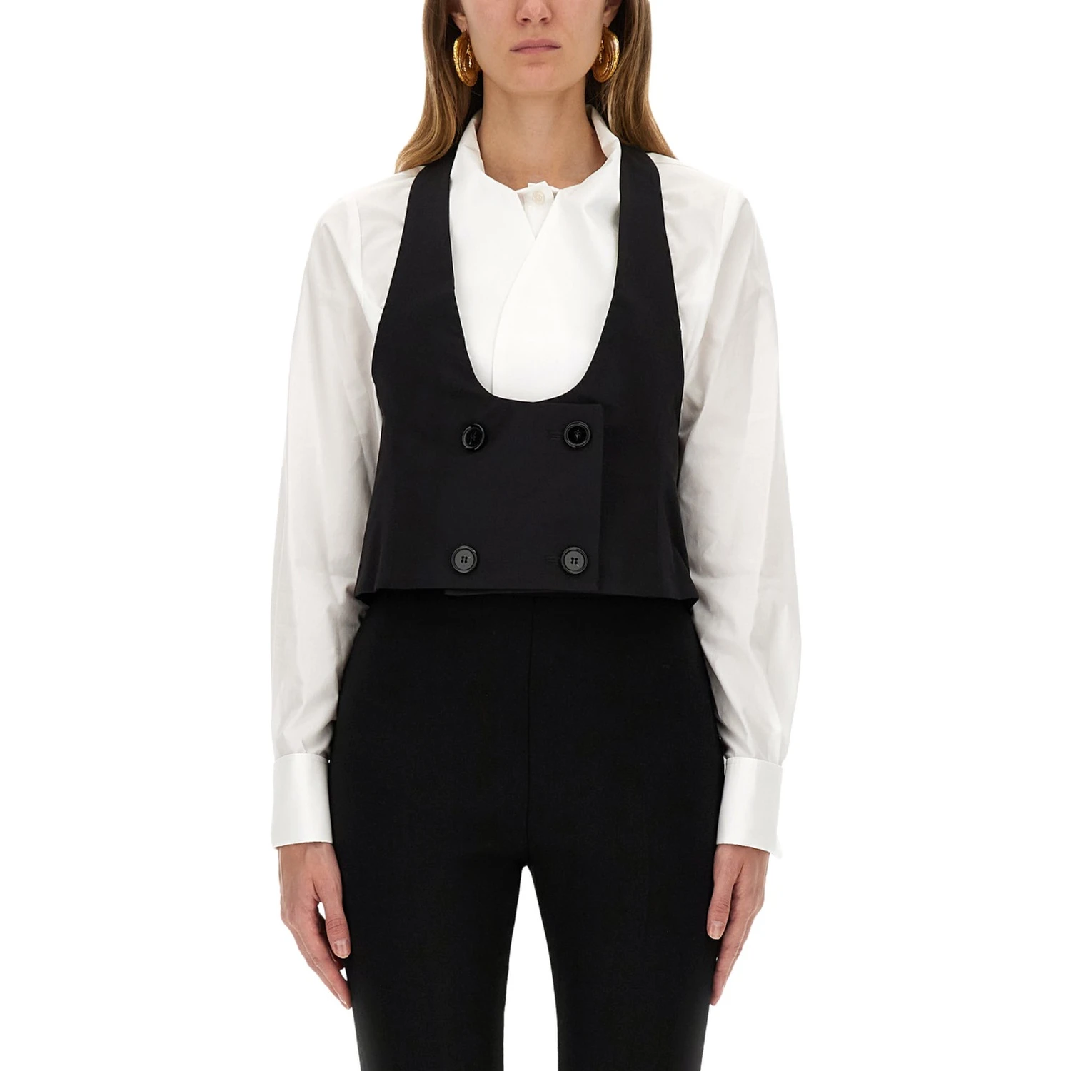 VEST WITH OPEN BACK