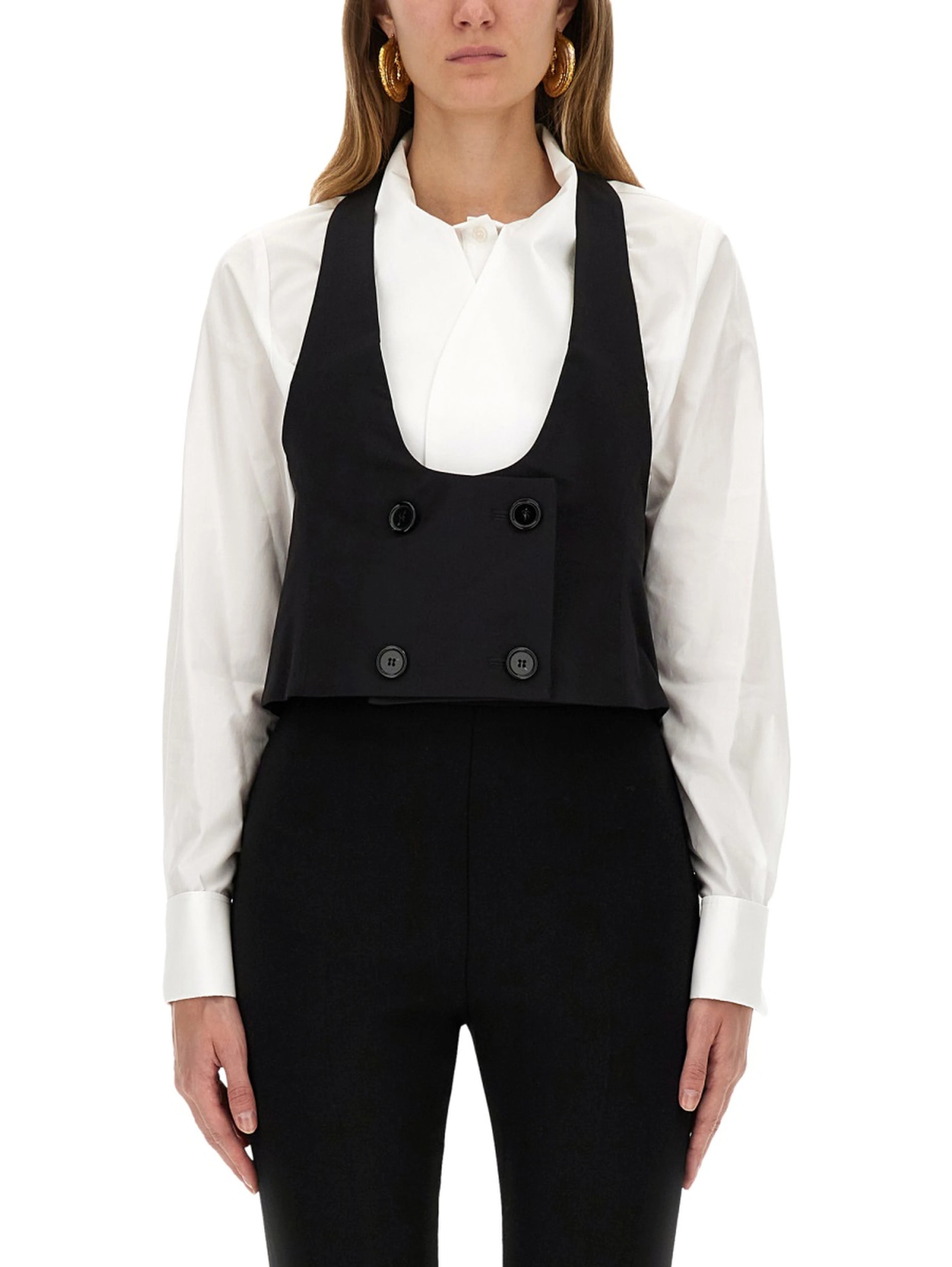 VEST WITH OPEN BACK