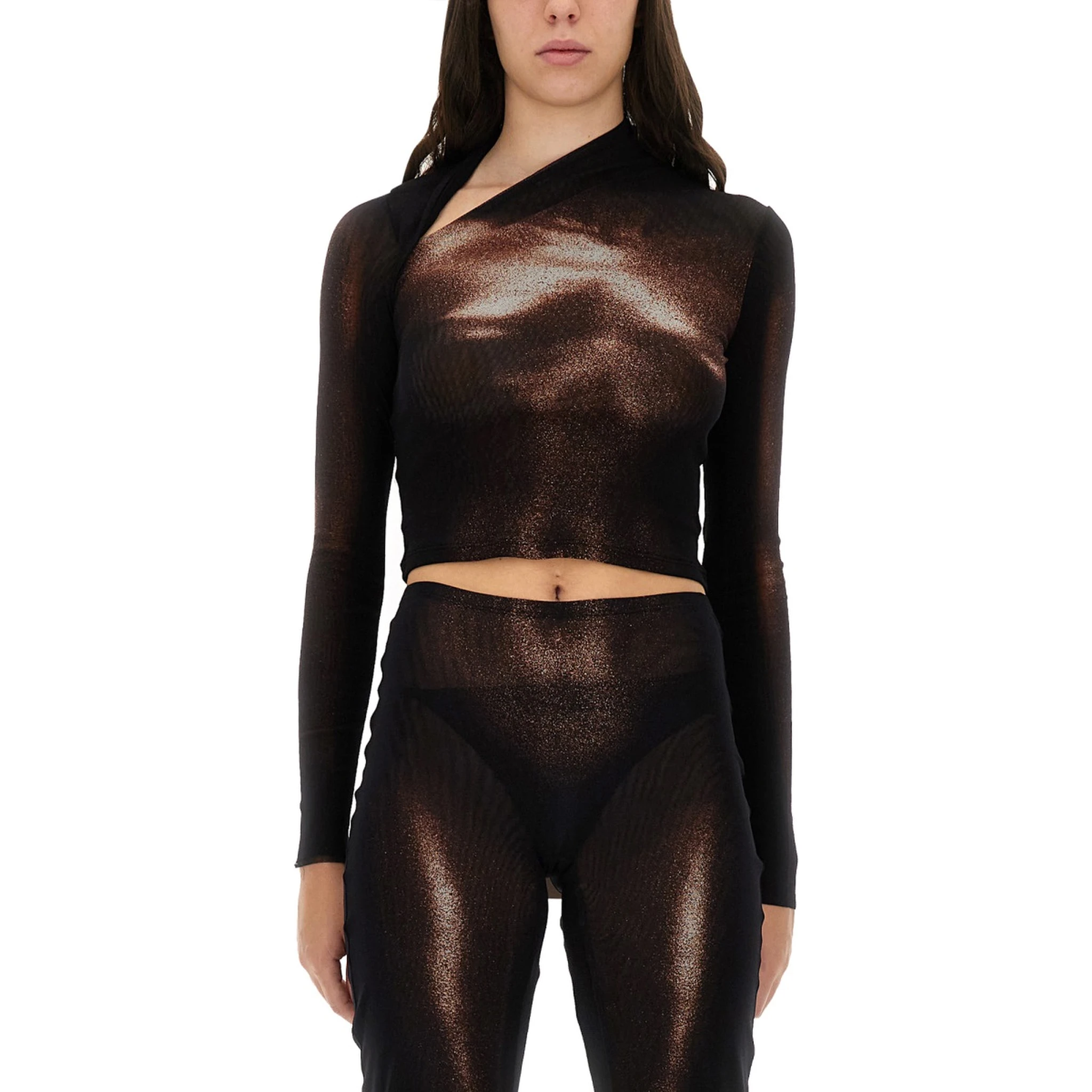 "BODY DUST" PRINT TOP