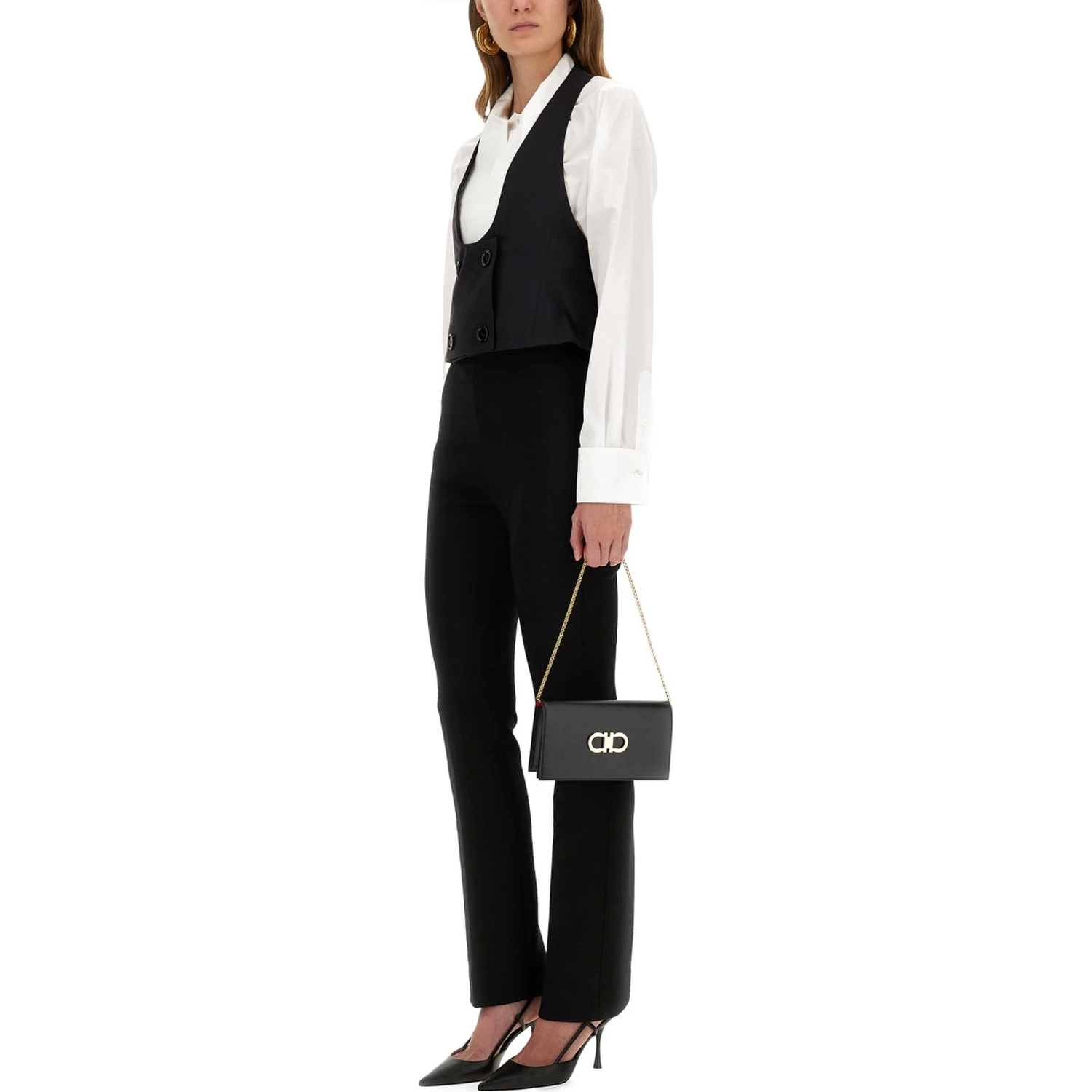 VEST WITH OPEN BACK
