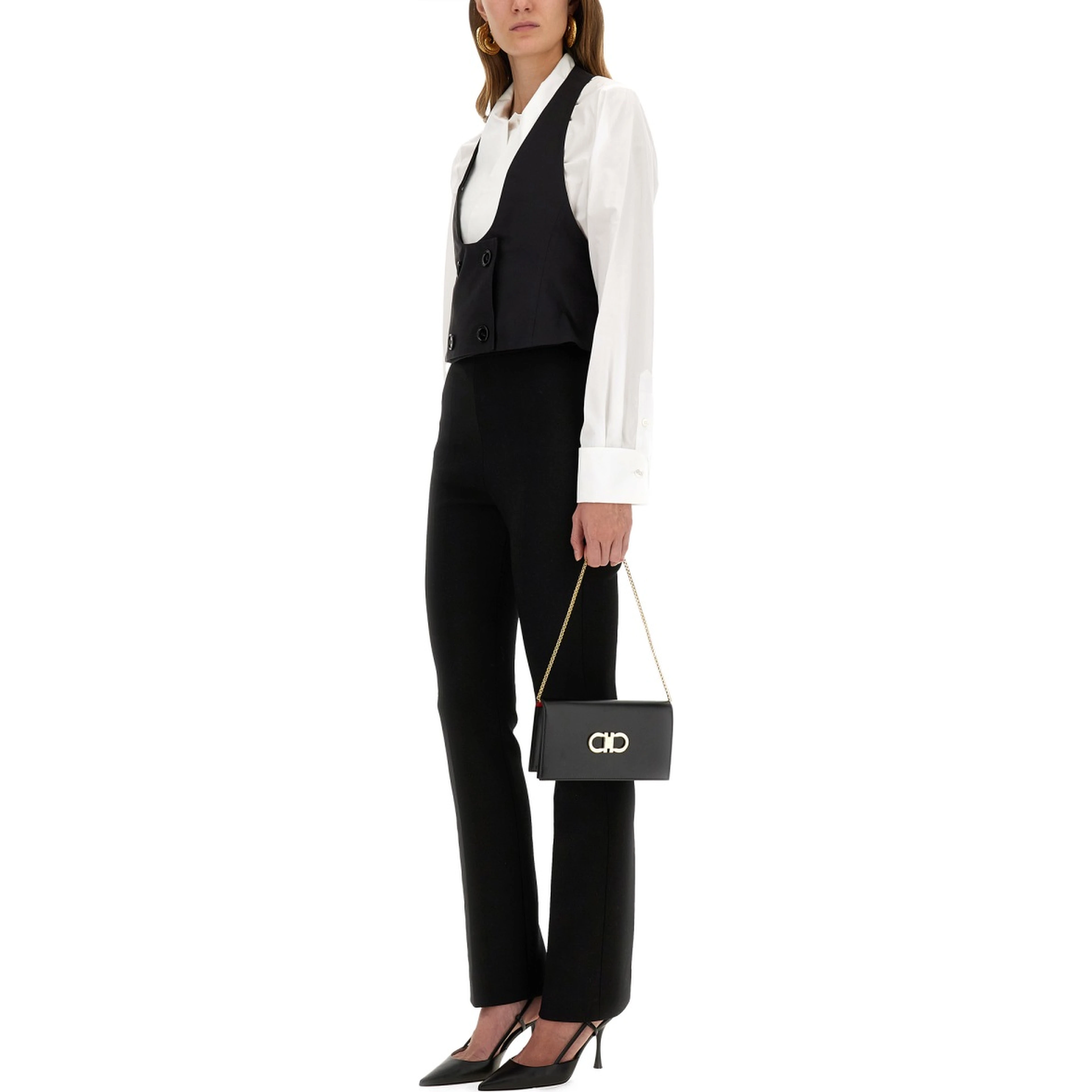 VEST WITH OPEN BACK