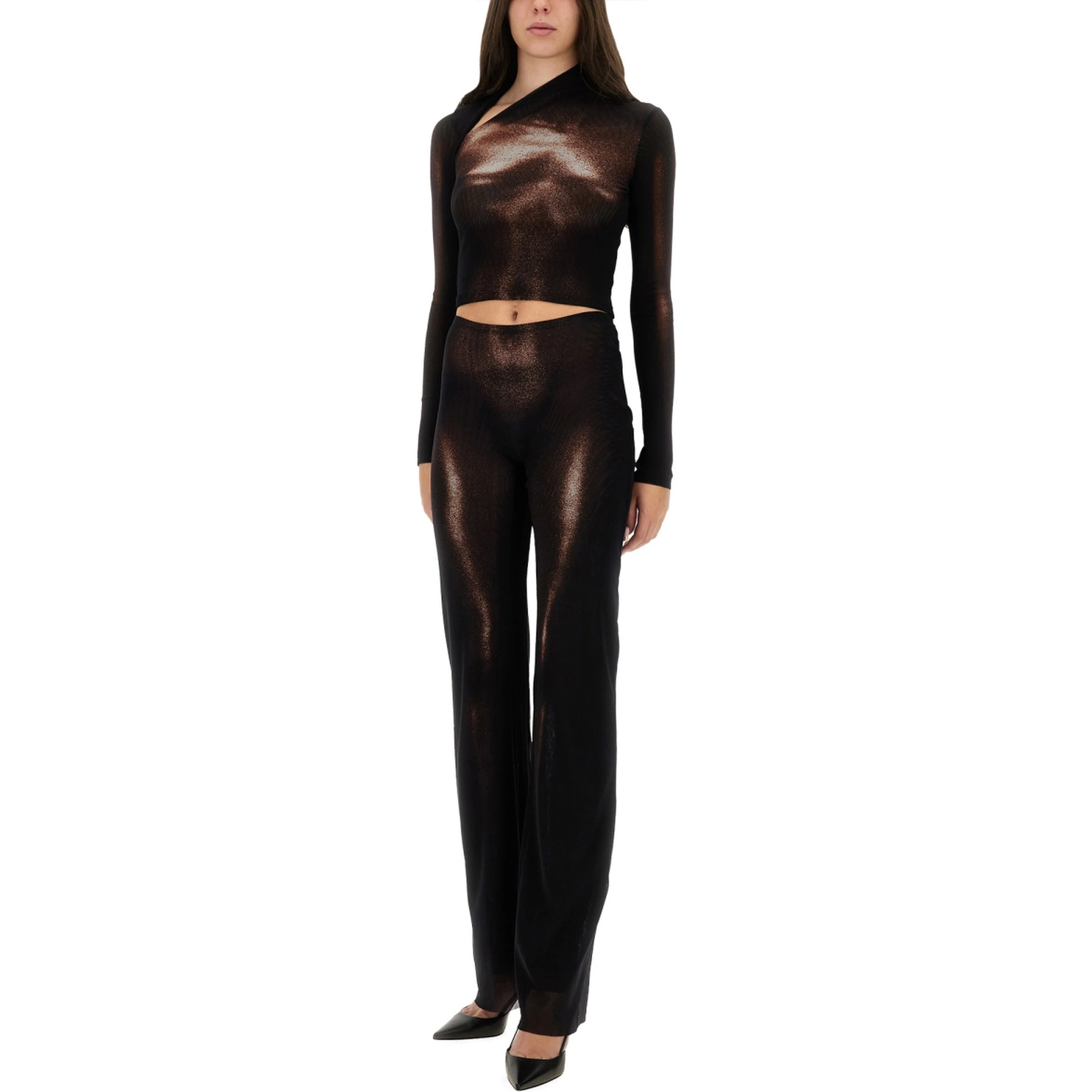 "BODY DUST" PRINT TOP