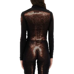 "BODY DUST" PRINT TOP