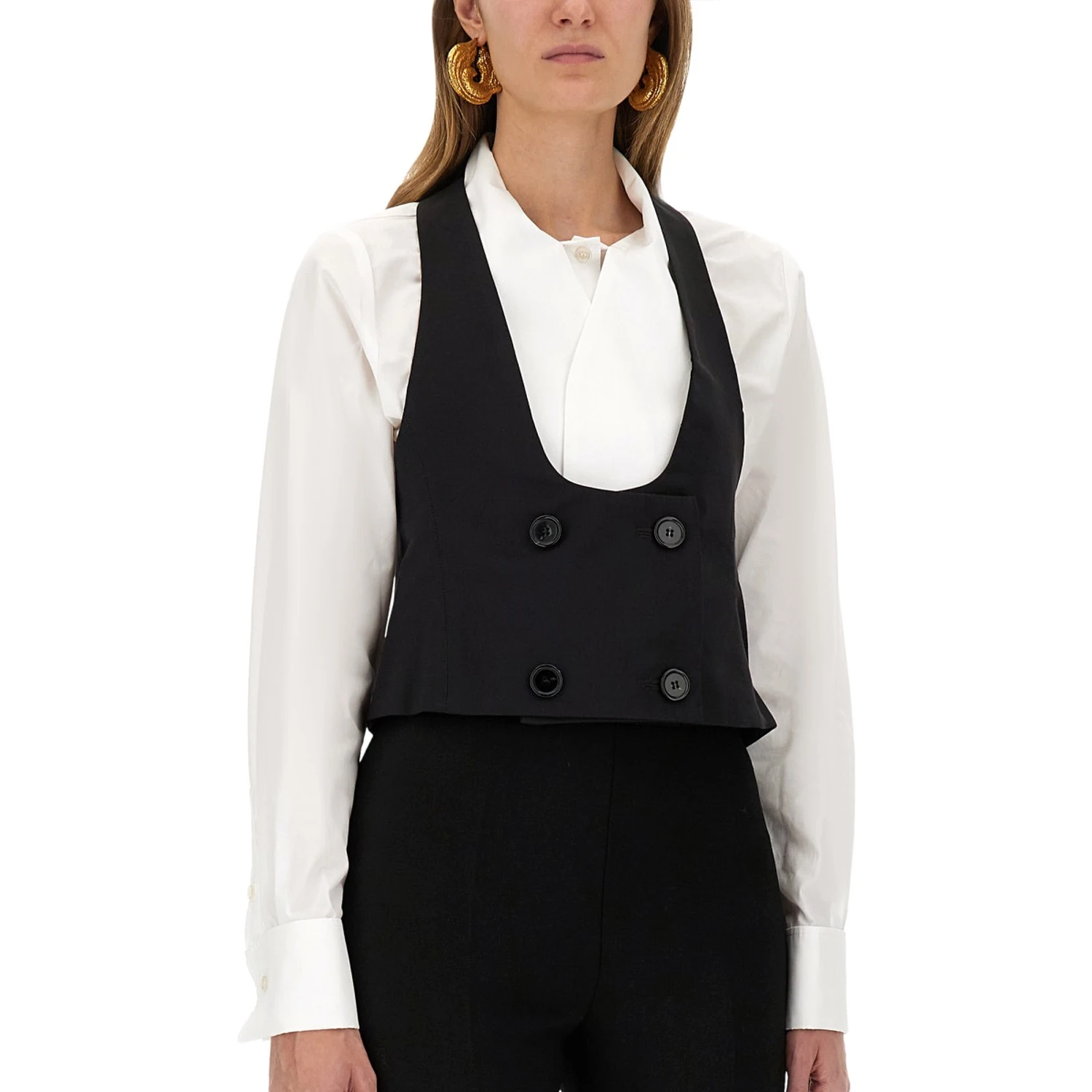 VEST WITH OPEN BACK