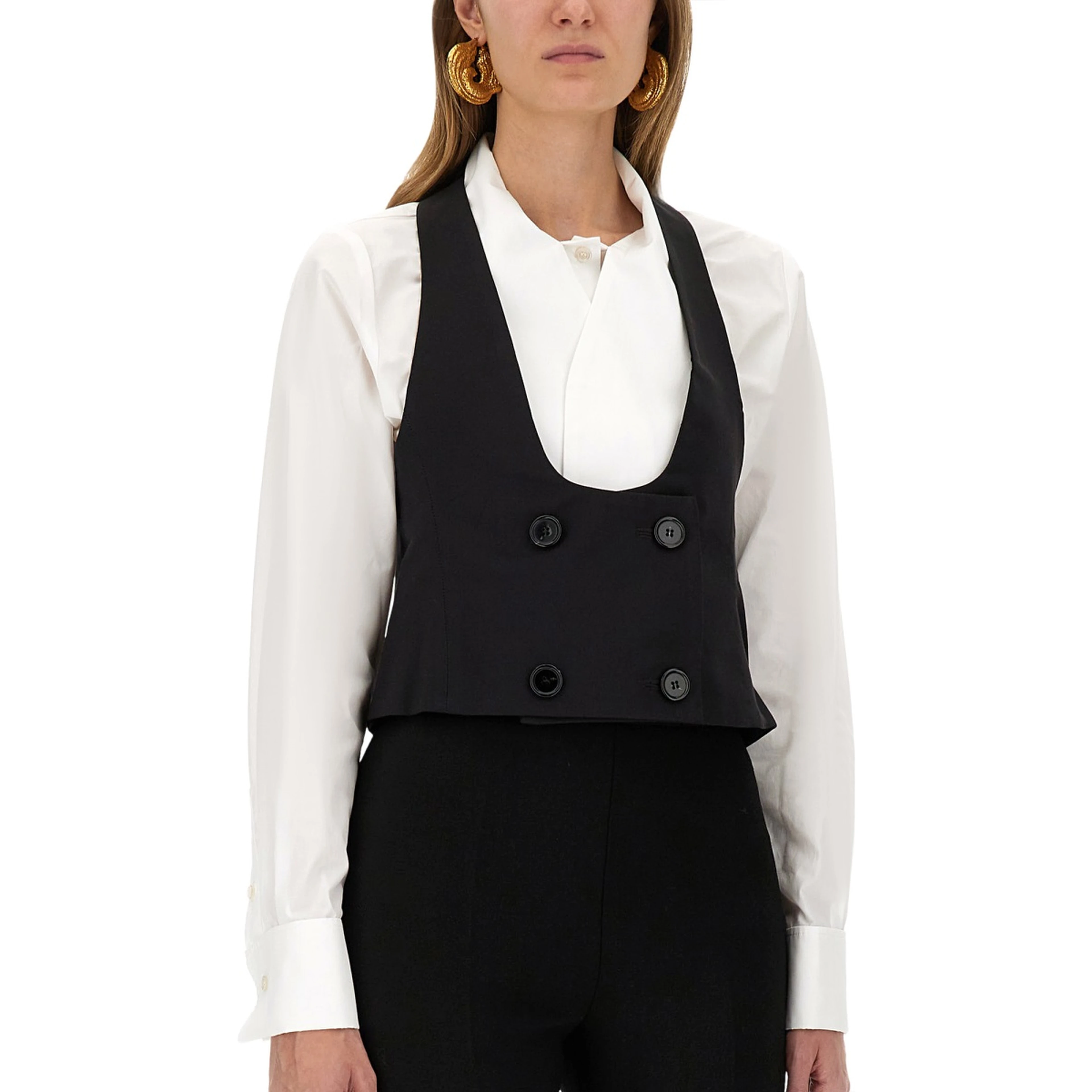 VEST WITH OPEN BACK