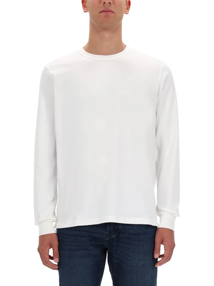 T-SHIRT WITH EMBROIDERED LOGO