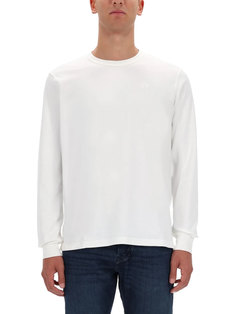 T-SHIRT WITH EMBROIDERED LOGO
