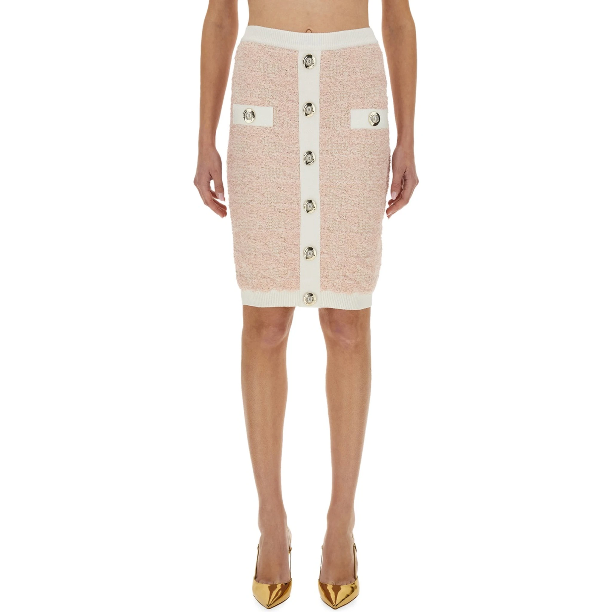 تنورة ميدي من التويد