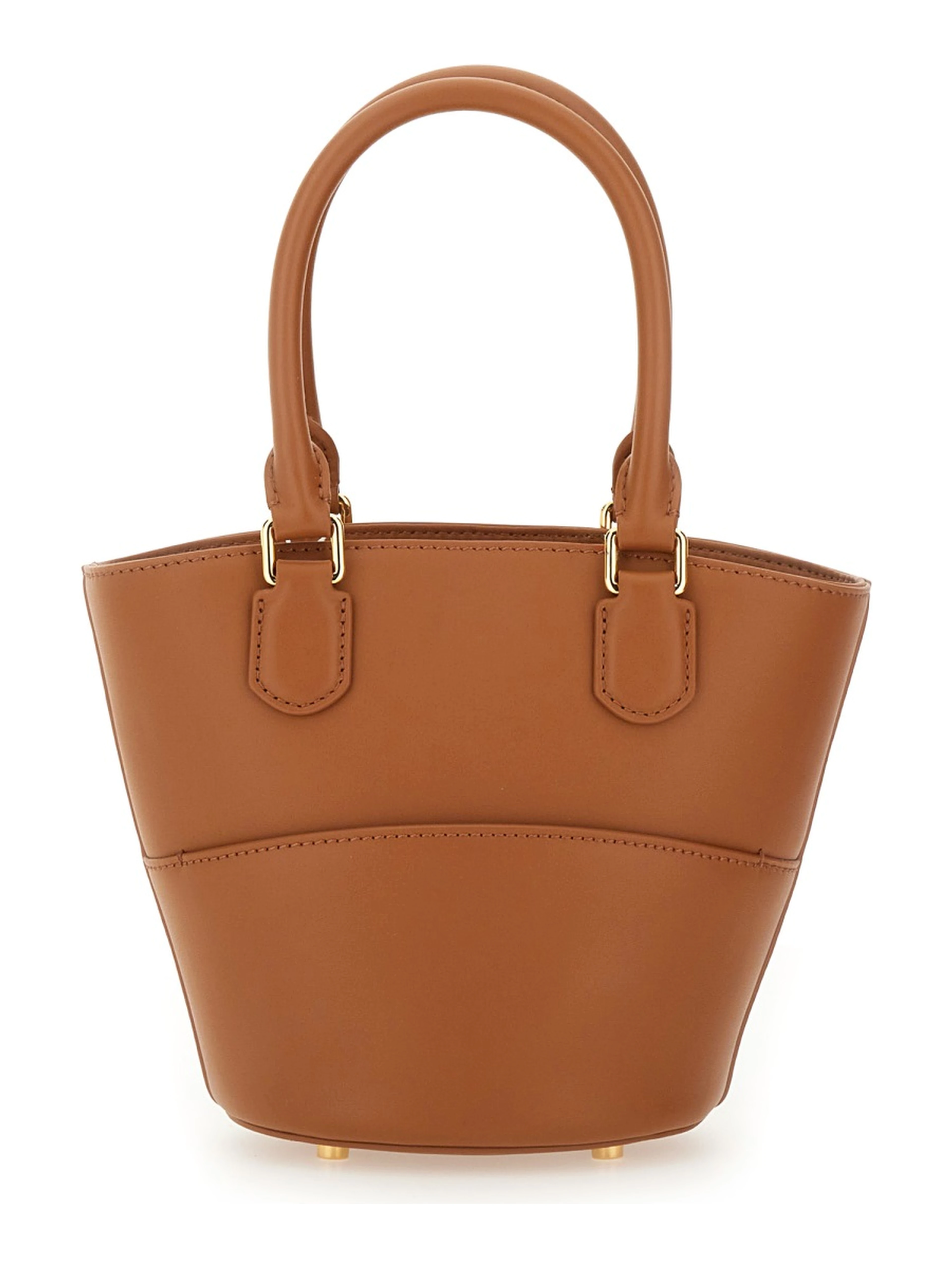 LEATHER TOTE BAG WITH CHARM