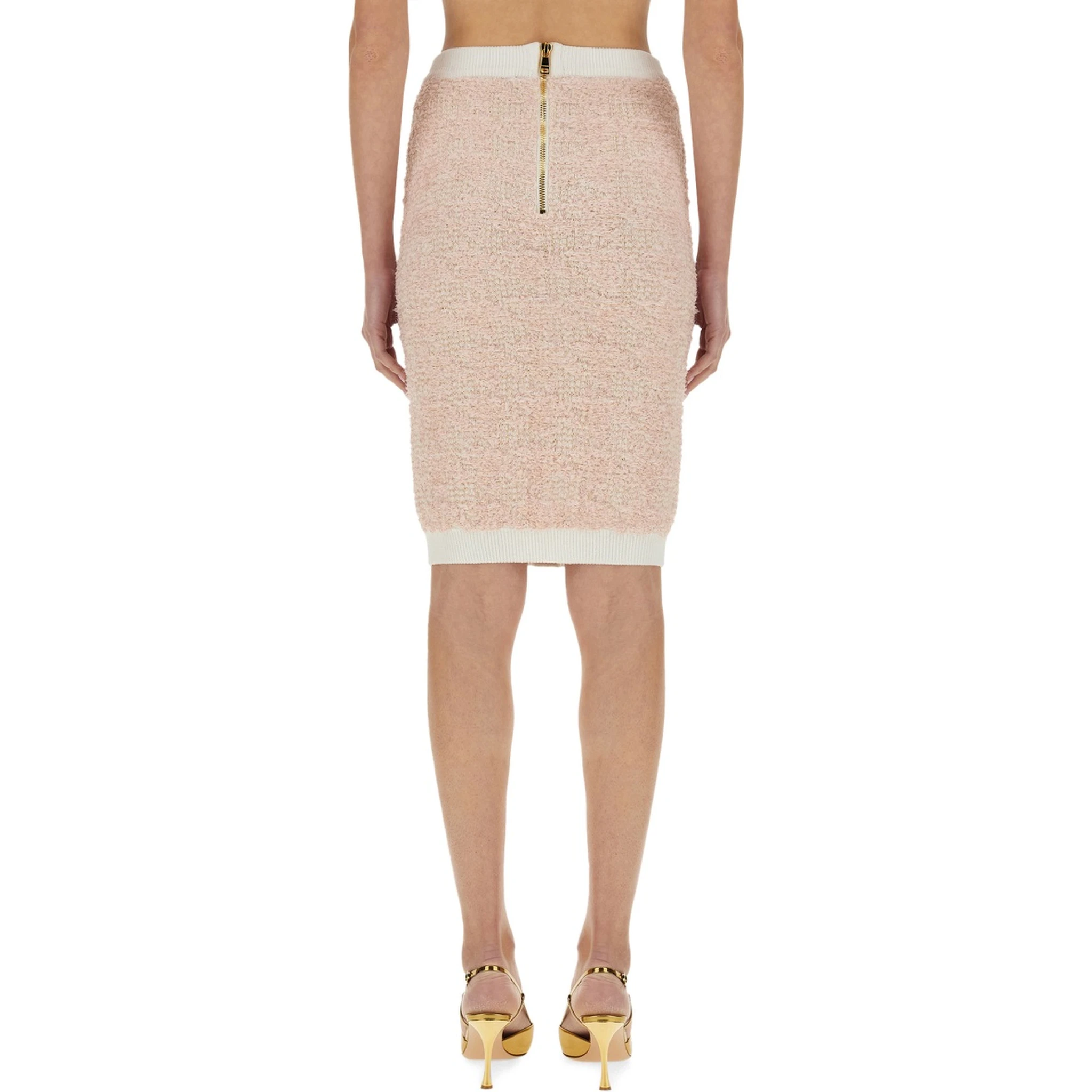 تنورة ميدي من التويد