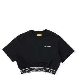 CROP T-SHIRT WITH LOGO