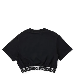 CROP T-SHIRT WITH LOGO