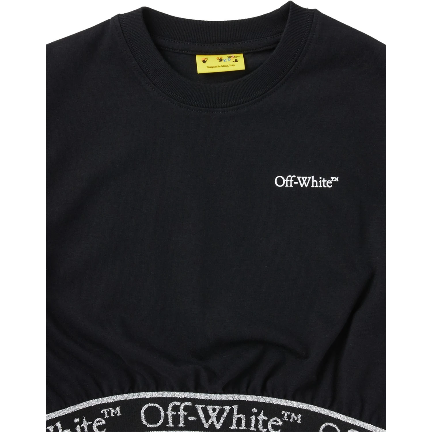 CROP T-SHIRT WITH LOGO