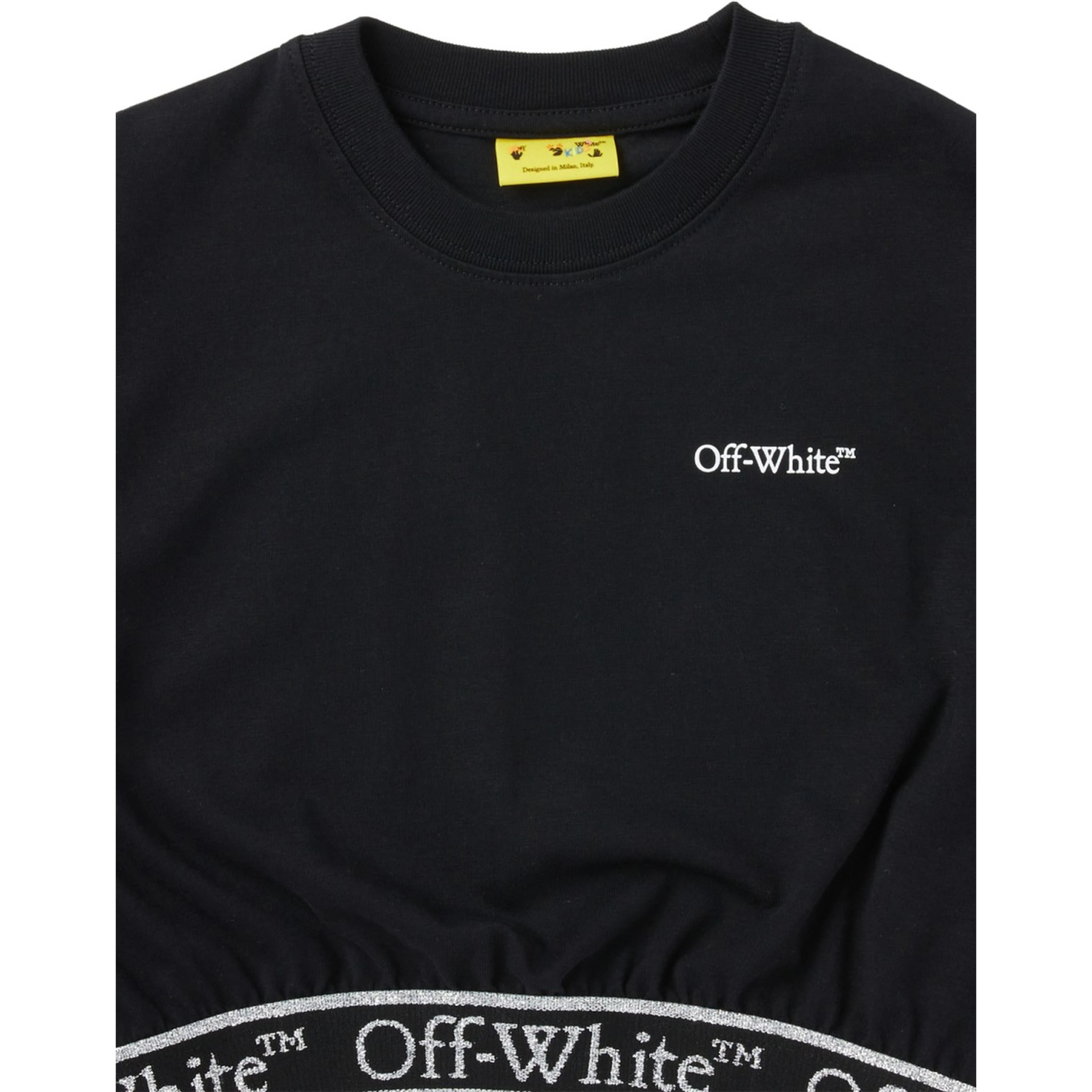 CROP T-SHIRT WITH LOGO
