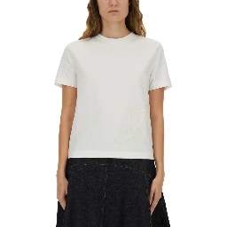 T-SHIRT WITH EMBROIDERED "J"