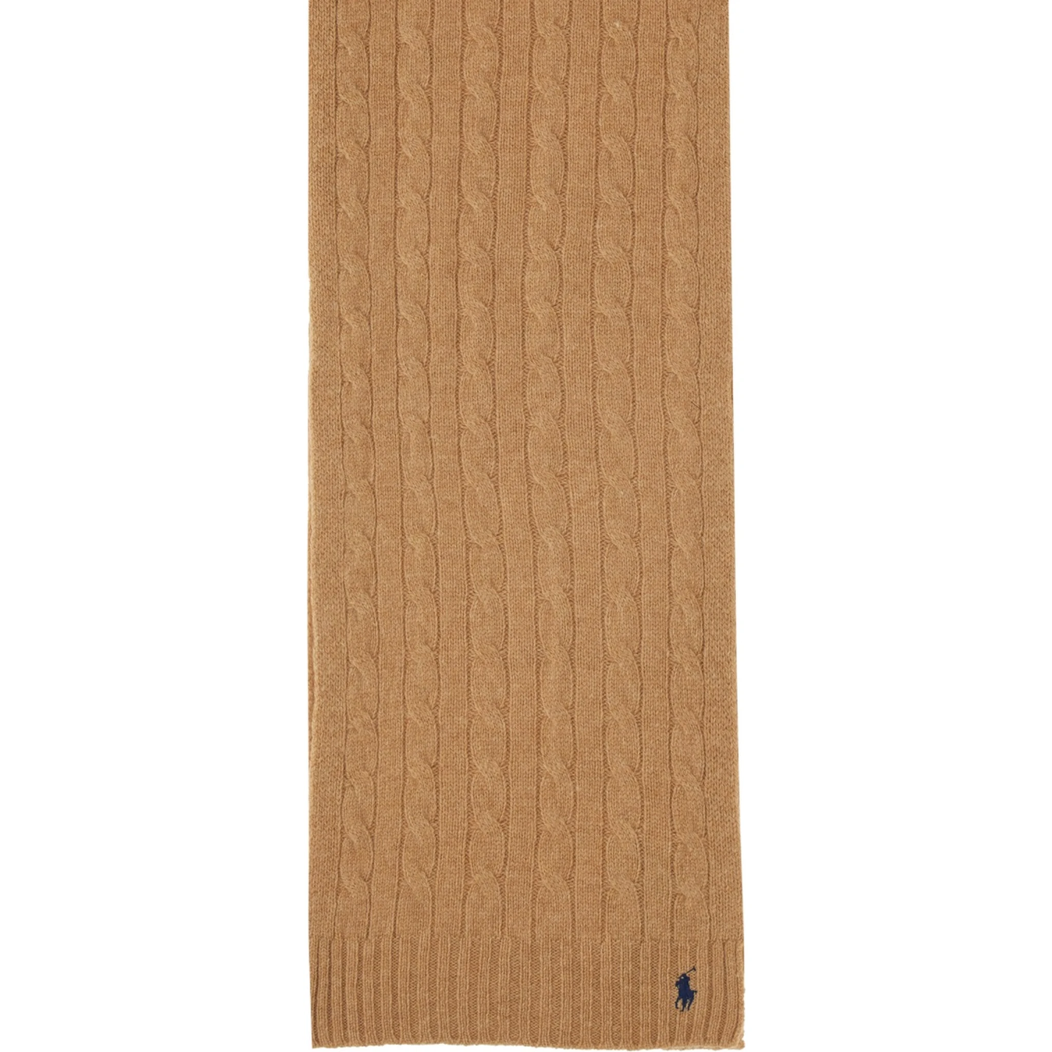 BRAIDED WOOL AND CASHMERE SCARF