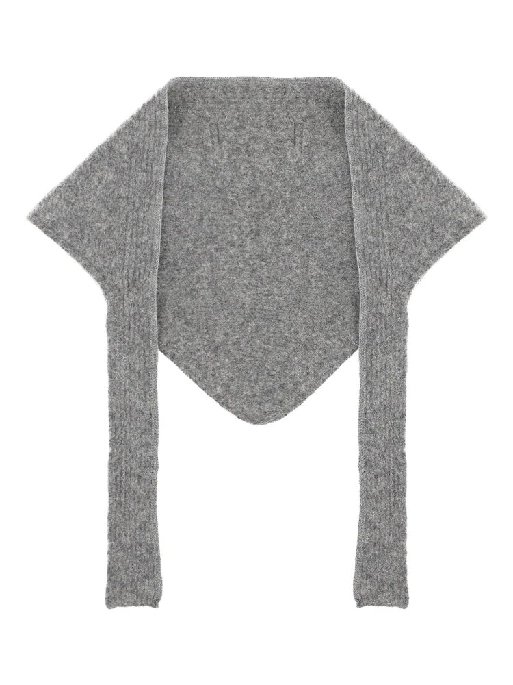 GROSGRAIN LOGO SHAWL
