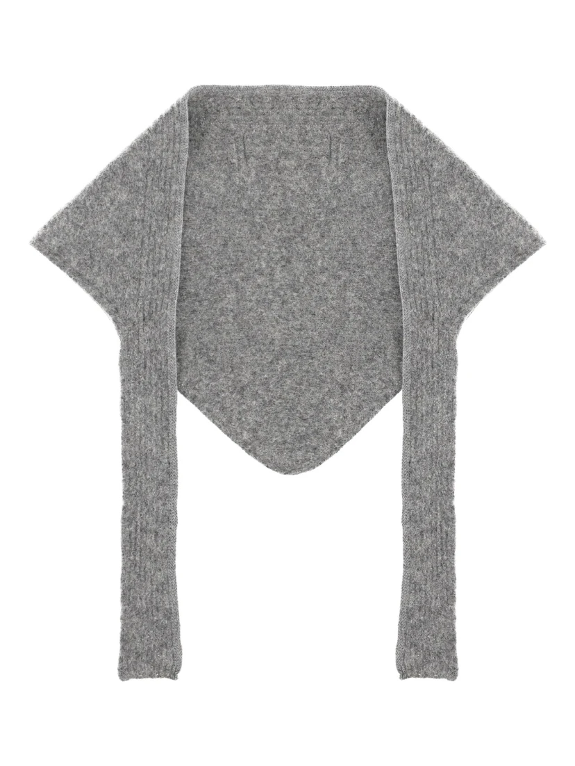 GROSGRAIN LOGO SHAWL
