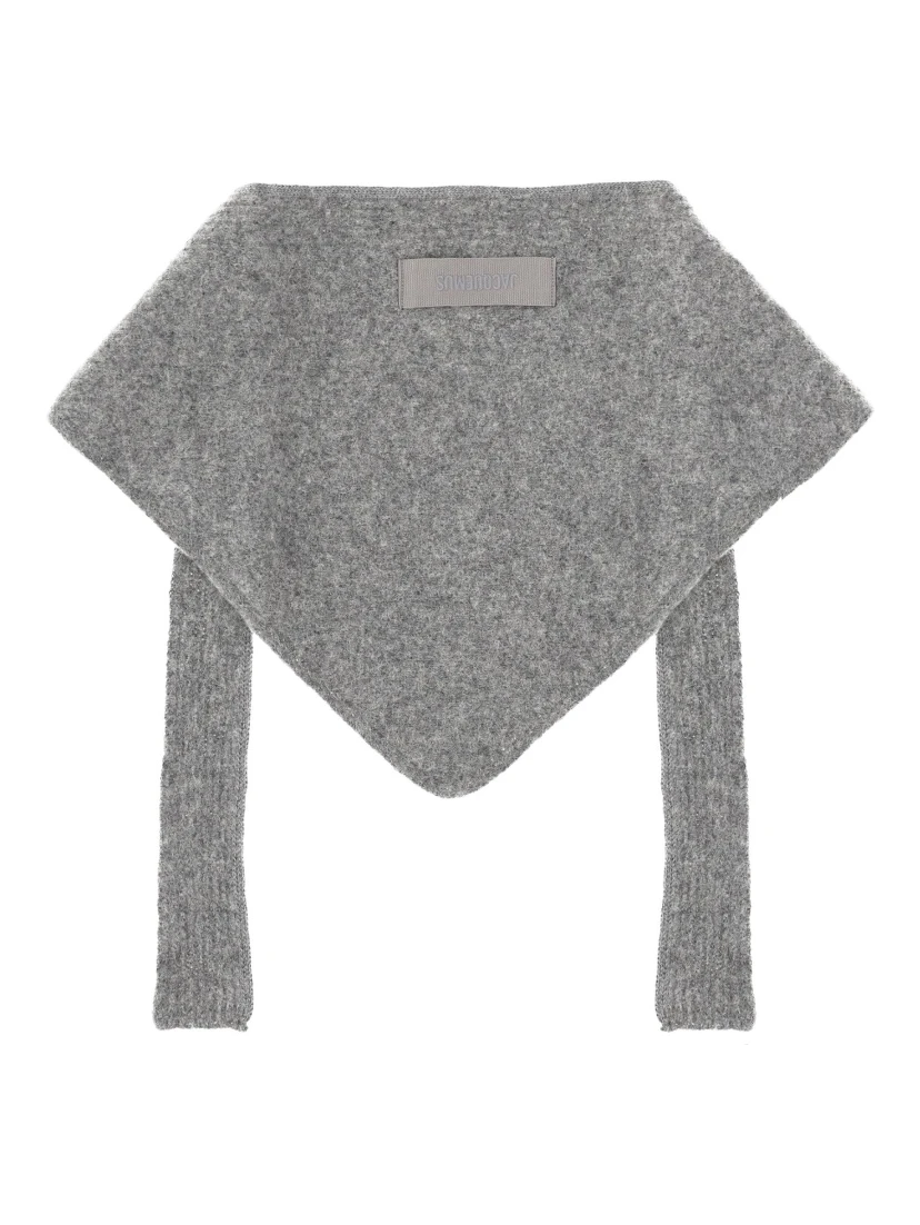 GROSGRAIN LOGO SHAWL