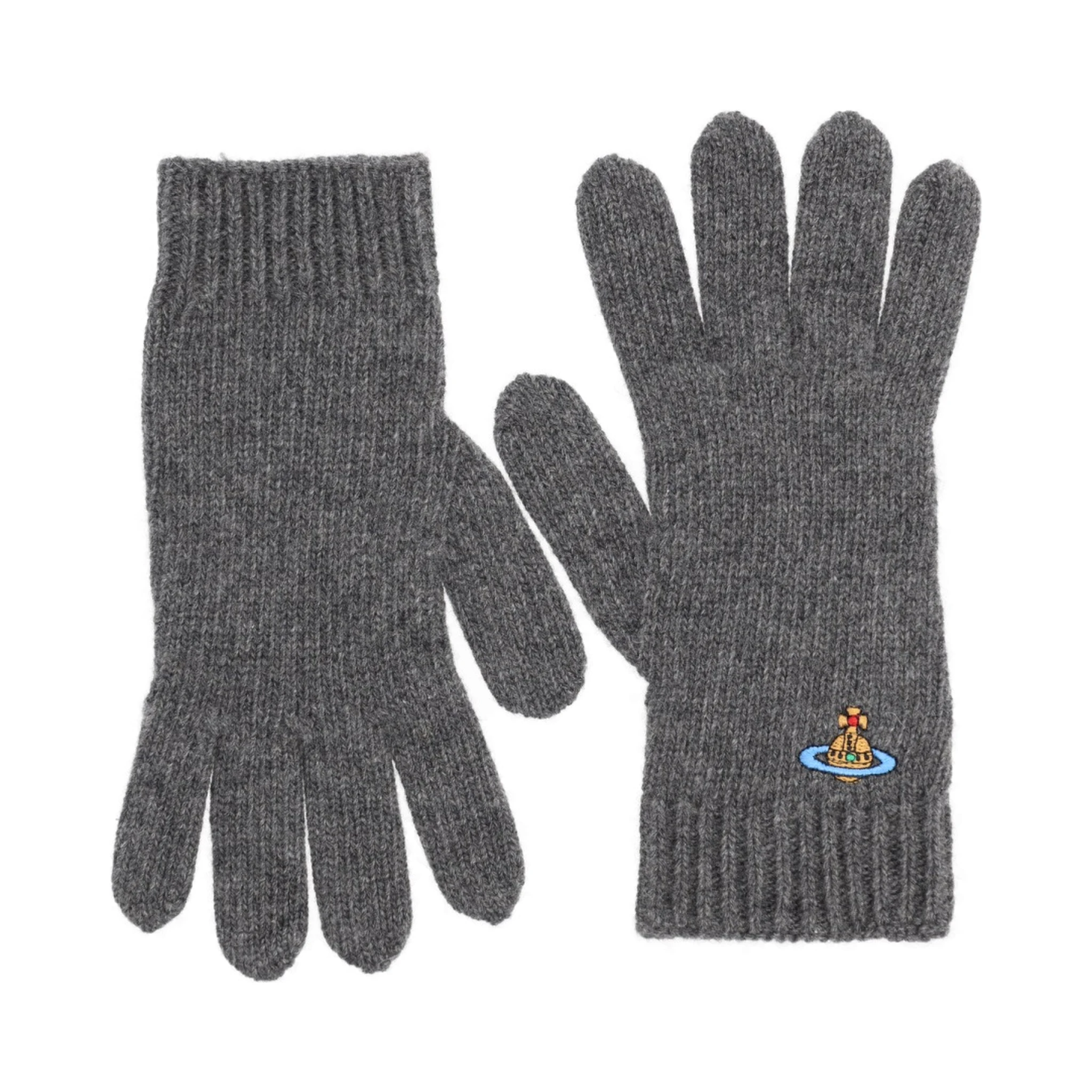 GLOVES WITH ORB EMBROIDERY